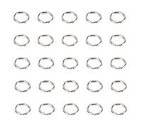 NBEADS 1000 Pezzi di Metallo Split Anelli Portachiavi Portachiavi Ad Anello, Platino,15 X 2 mm; Diametro Interno: 12 mm