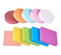 NBEADS 10Pcs 2 Forme Colori Assortiti Timbro di Gomma Carving Blocchi per Scrapbooking, Cartoline, Biglietti D' Invito, Fai Da Te Progetto