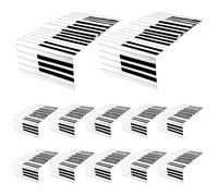 NBEADS 12 pz Runner Da Tavolo con Note Musicali e Pianoforte, Tovaglia In Plastica Da 272x35.5cm con Motivo A Pianoforte per Musica Da Forniture per Feste per Matrimoni, Compleanni Cucine