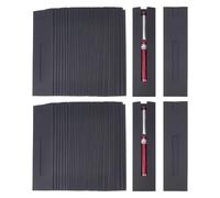 NBEADS 120 scatole regalo per penne in carta kraft, colore nero, con finestra trasparente, per matite, penne a sfera, penne stilografiche e forniture per ufficio e scuola, 15,5 x 4 cm