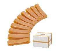 NBEADS 14 Pz Elastici per Stampi, Elastici per Stampi In Gesso Elastici per Stampi Ad Alta Elasticità Elastici per Vasai Elastici In Ceramica per La Lavorazione A Mano, Sabbia Marrone, 20.3x1.1cm