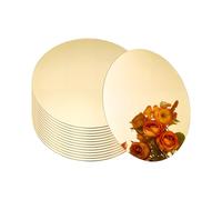 NBEADS 14 Pz Specchio Rotondo In Acrilico, 10x0.1cm Specchio Rotondo Autoadesivo Adesivi Autoadesivi Per Specchi Rotondi Senza Vetro Per Decorazioni Murali Domestiche, Oro