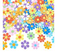 NBEADS 170 pz 2 Stili Adesivi di Fiori in Schiuma, Piccoli Adesivi Decorativi in Schiuma A Forma di Fiore per Pareti per Asili Nido, Aule Scolastiche, Decorazione di l'Ambiente Scenico