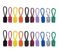 NBEADS 20 Pezzi 10 Colori Paracord Zipper Pulls, Sostituzione Tira Universal Zipper Kit Di Riparazione A Mano Intrecciata Zipper Pull Corda Per Zaini Tende Trolley Casi Di Viaggio Casi Giacche