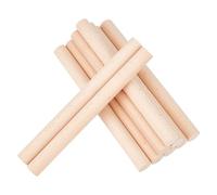 NBEADS 20 pz di Bastoncini Artigianali In Legno, Aste per Tasselli Rotondi In Legno Bastoncini In Legno Duro Non Finiti per Torte A Più Livelli e Bacchette per Nastri Nuziali