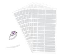 NBEADS 20 regolatore di Misura per Anello Intelligente, Riduttore di Anelli Trasparente Regolatore di Dimensioni Invisibile Adatto per Uomo e Donna Kit di Misurazione di Anelli Larghi, 5.5x10x0.05cm