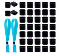 NBEADS 200 pz Chiusura Scorrevole, Chiusura per Braccialetti In Plastica per Eventi con Blocco Scorrevole Unidirezionale Fibbie per Festival Spettacoli Musicali Eventi Controlli, Nero, 11x13x7mm