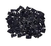 NBEADS 350pz Etichette per Taglie Abbigliamento, 7 Taglie Etichette per Cucire in Poliestere Etichette per Dimensioni Etichette XS/S/M/L/XL/2XL/3XL per Cucire Abbigliamento Cucire sui Vestiti, Nero