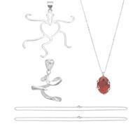 NBEADS 4 Pezzo Ciondolo Artiglio, 4 stile Ciondolo A Forma di Artiglio A Forma di Ramo Ciondolo Castone per Impostazioni Cabochon Vuote per Pietre Irregolari Ricerca di Gioielli Fai Da Te