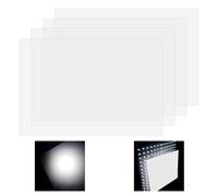 NBEADS 4 pz Pellicola di Diffusione di la Luce, Foglio Diffusore per Illuminazione A LED Da 21x30cm, Pellicola di Diffusione Pellicola Guida Luce per Fotografia LCD, Luci A LED Addolcenti