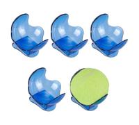 NBEADS 5 supporti trasparenti per palline da tennis, 6,8 x 6,5 cm, in ABS, per esercitazioni e accessori sportivi