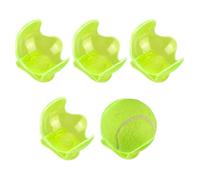 NBEADS 5 supporti trasparenti per palline da tennis, 6,8 x 6,5 cm, in ABS, per esercitazioni e accessori sportivi