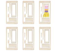 NBEADS 6 Set di Kit Telaio per Tessitura In Legno, Segnalibro Telaio per Tessitura con Pettine per Tessitura e Uncinetto per Tessitura Telaio per Adulti Tessitura e Amanti Della Tessitura