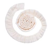 NBEADS 9 iarda di Pizzo Arricciato, Nastro con Bordo Plissettato Largo 30mm, Bordo Ondulato Arricciato, per Cucire Abiti Da Sposa, Decorazioni, Vecchio Pizzo