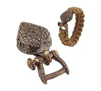 NBEADS Aquila Perlina di D'Ottone, Cordino per Paracadute Cordino Perlina Ciondoli edc Ciondoli Ciondoli Accessori per Braccialetti con Corde edc, Bronzo Antico