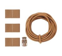 NBEADS Bungee Bandiera Tattica, Cinghia Elastica di Fissaggio Da 2m con Cordino Elastico con Fermaglio In Plastica, Fermaglio di Sicurezza per Fissaggio Sicuro Del Portapiatti, Verga D'Oro Scuro