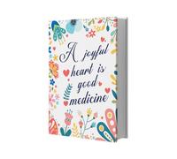 NBEADS Copertina Per Libro Estensibile, 40x25cm Custodia Per Libro Elastica Per Libri Tascabili E Libri Da Leggere, Un Cuore Gioioso È Una Buona Medicina