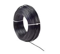 NBEADS Filo Metallico, 100m 1.5mm Filo di Alluminio Nero per bordare i Ganci per Orecchini a Forma di Braccialetto