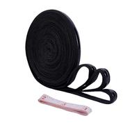 NBEADS Nastro Antiscivolo in silice da 10 iarda, Fascia Elastica Antiscivolo con Supporto in silice 1.5cm Larghezza con 1 Rotoli Nastro Misurazione Morbido per Reggiseni Costumi Bagno Abiti, Nero