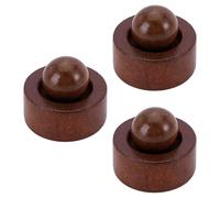NBEADS Set di 3 diffusori di oli profumati passivo in legno, 44 x 38 mm, colore marrone cocco, per aromaterapia, set di base per auto, scrivanie, appartamenti e uffici, per profumare la stanza