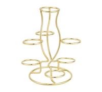 NBEADS Supporti per Sfere di Cristallo, 7 espositore per Uova Espositore Multi-Sfera in Ferro Oro quelliaro per Sfera di Cristallo, Globo, Decorazione per L'Home Office, 13x11.7x14cm