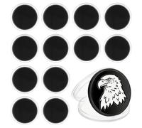 NBEADS10 Pezzi Di Monete Sfide Vuote, Monete Vuote in Alluminio Da 40 Mm Con Incisione e Scatola Di Plastica per Riporre Le Monete per Incisione Laser, Timbratura a Mano, Fai Da Te E Artigianato