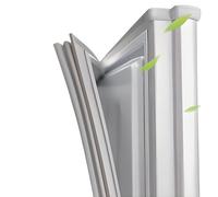 NBEST Grigio,Universali Guarnizione Magnetica Sostituzione per Frigoriferi E Congelatori,in Gomma