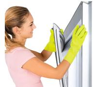 NBEST Guarnizione Porta Calamitata Frigorifero Universale,Magnetica Guarnizione in Gomma per frigoriferi congelatori frigo Freezer,Gray+White