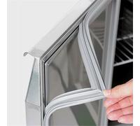 NBEST Guarnizione Porta Congelatore Magnetica Personalizza Guarnizione della Porta del Frigorifero,in Gomma,White/Gray