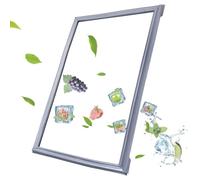 NBEST Magnetica Guarnizione in Gomma per Porta frigo o Freezer Universale,Incluso chiudiporta,Grigio