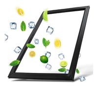 NBEST Magnetica Guarnizione in Gomma per Porta frigo o Freezer Universale,Incluso chiudiporta,Nero