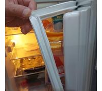 NBEST Universale Guarnizione Magnetica Porta per Frigorifero Congelatore,da Avvitare in Frigoriferi E Congelatori (Senza Colla),Bianco