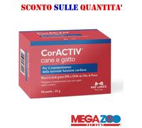 Nbf CORACTIV 50 Perle per CANI e GATTI → Integratore per Patologie Cardiache