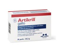 NBF Lanes | Artikrill Gatto, 30 Perle Appetibili, Supporto Metabolismo Articolar