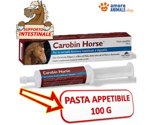 NBF Lanes Cavalli - Carobin Horse Pasta Appetibile 100 g - Supporto Intestinale