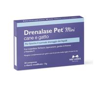 NBF Lanes | Drenalase Pet Mini Cane e Gatto, 20 Compresse Appetibili Non Divisib