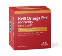 NBF Lanes | Krill Omega Pet Recovery Cane e Gatto, 120 Perle Appetibili, per il