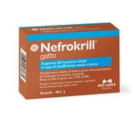 NBF Lanes | Nefrokrill Gatto, 30 Perle Softgel, Supporto alla Funzione Renale in