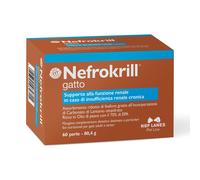 NBF Lanes Nefrokrill Gatto 60 Perle Softgel Supporto alla Funzione Renale in