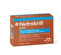 NBF Lanes Nefrokrill Gatto Supporto della funzione renale Compresse per gatti 30 Compresse- Integratori per gatti - 1° ORDINE? scegli lo sconto BZR5 / BZR20 + 200 punti fedeltà