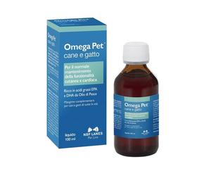 NBF Lanes Omega Pet Mangime Complementare Cane e Gatto EPA e DHA, 100ml