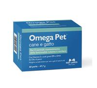 NBF Lanes Omega Pet Supporto della funzionalità cutanea e cardiaca Compresse per cani e gatti 60 Perle - Integratori per cani - 1° ORDINE? scegli lo sconto BZR5 / BZR20 + 200 punti fedeltà