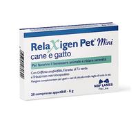 NBF Lanes | Relaxigen Pet Mini Cane e Gatto, 20 Compresse Appetibili, per Favorire Il Benessere Animale e ridare serenità, per Cani di Taglia Medio-Piccola e Gatti