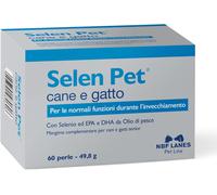 Nbf Lanes SELEN PET 60 perle - Mangime complementare per Cani e Gatti anziani