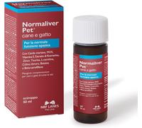 Nbf Normaliver Sciroppo 50 ml Cani Gatti → Favorisce la normale funzione Epatica