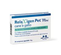 NBF Relaxigen Pet Mini 20 Compresse- Integratori per gatti - 1° ORDINE? scegli lo sconto BZR5 / BZR20 + 200 punti fedeltà