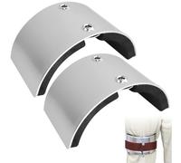 NbgrvB 2 pezzi di ricambio per trampoli per cartongesso, in lega di alluminio, piastra curva per costruzione di cartongesso trampoli gambe fisse