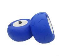 NbgrvB 2 ruote blu per carrello da spiaggia, 230 mm di diametro x 115 mm di larghezza, pneumatici a palloncino in PVC per kayak, carrello da campeggio, sabbia ed erba (9-inc-20,5 mm ID)