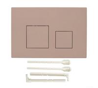 NbgrvB 3 piastre di scarico per cassetta WC, doppio pulsante, piastra attuatore compatibile con GEBERIT sigma01 sigma20 sigma21 sigma30 sigma50 UP300 piastra di scarico doppia (cachi)
