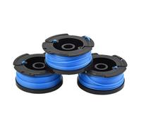 NbgrvB 3 x per bobina di ricambio e testa di linea per Black and Decker | Reflex per decespugliatori, diametro 15mm lunghezza 10m per alimentazione automatica, modelli CST GH GL LST MTE NST ST